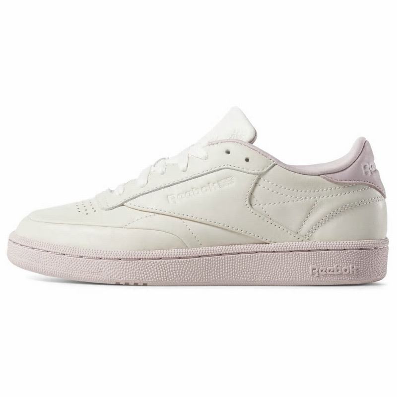 Reebok Club C 85 Tenisky Damske - Biele/Ruzove KP7912VY